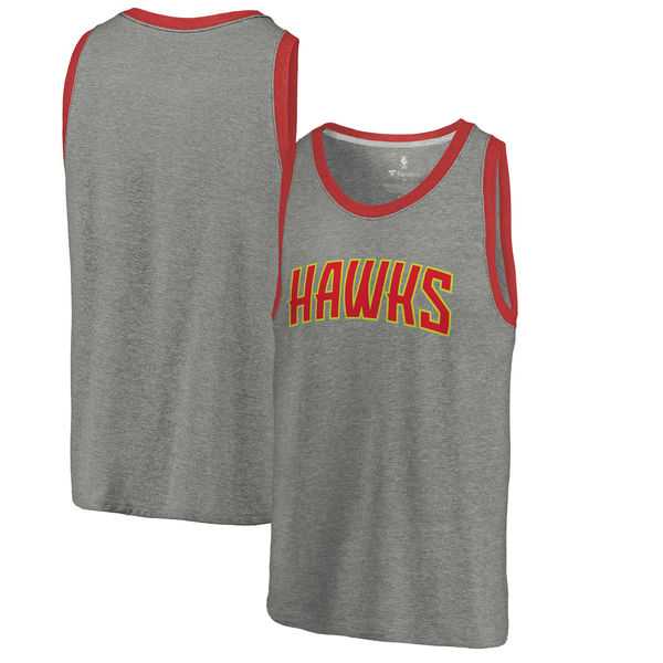 Atlanta Hawks Fanatics Branded Wordmark Tri-Blend Tank Top - Heathered Gray,We sell and wholesale Atlanta Hawks Fanatics Branded Wordmark Tri-Blend Tank Top - Heathered Gray on line form chian!